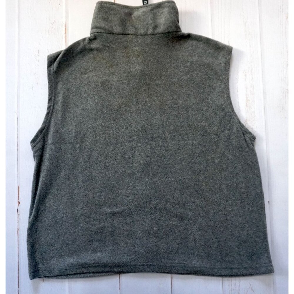 USA Olympic Committee Gray Fleece Vest, Size XL - Picture 7 of 8